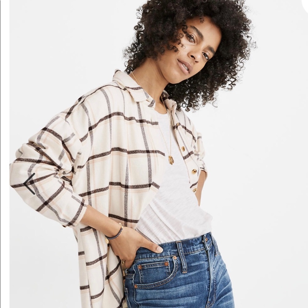 NWT Madewell Flannel Bromley Shirt